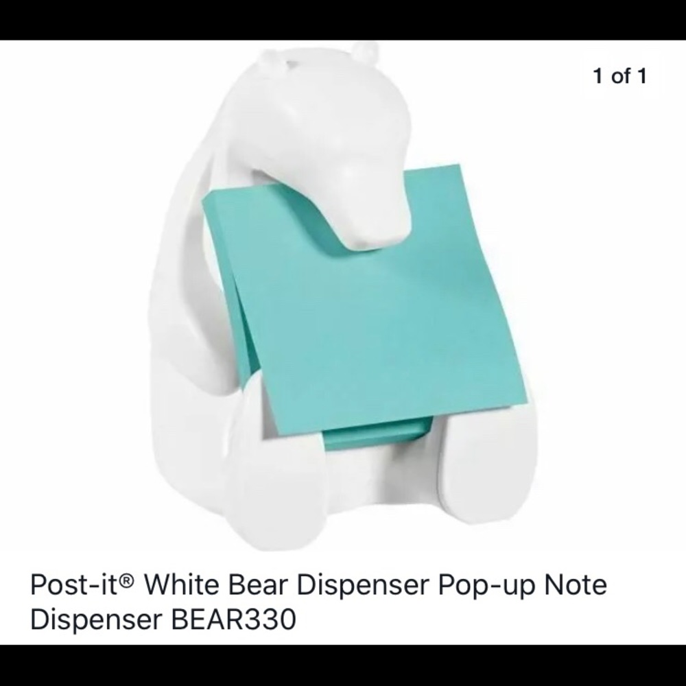 Post-it note dispenser